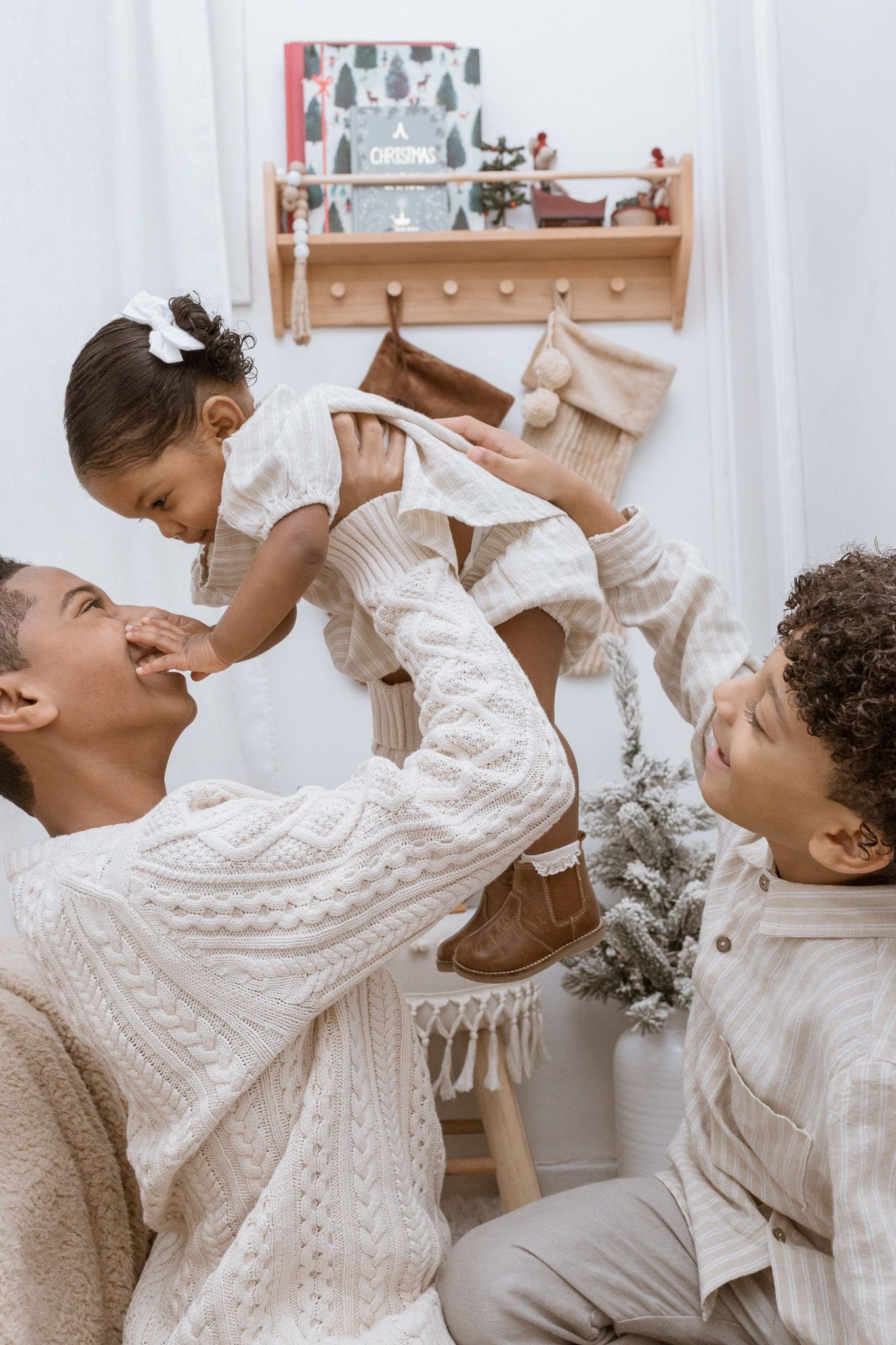 Montessori Baby & Kids Room Shelf With Hooks, Nursery Shelves, Kids Room Decor, Baby Room Decoration, Nursery Decor, Montessori Toddler